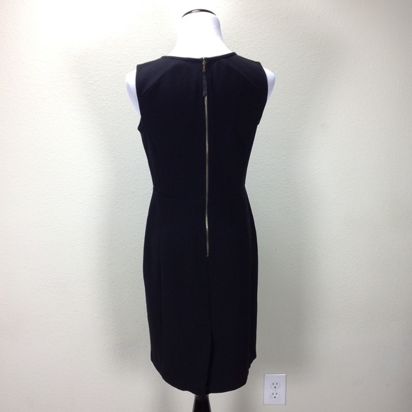 Loft Black Sleeveless Midi Sheath Dress - Picture 3 of 7